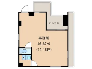 菊地ビル【4階】の間取り
