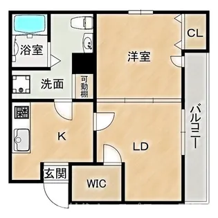 ファラン都島【4階】の間取り