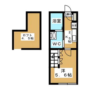 横浜ノヴァンブル【1階】の間取り
