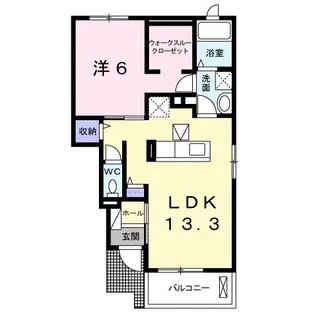 グローヴII【1階】の間取り