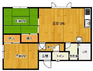 千々石コーポ【2階】の間取り