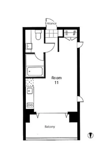 Bell Face 東麻布 Terrasse(ベルファース東麻布テラス【5階】の間取り