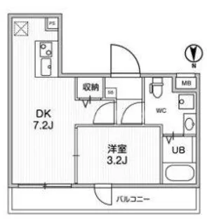 アルティザ葛西【4階】の間取り