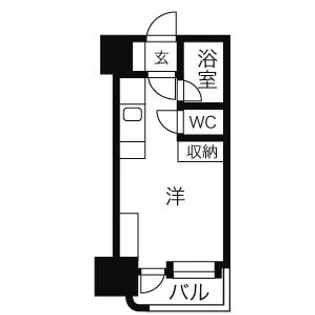 アン・セリジェ壱番館/弐番館【5階】の間取り