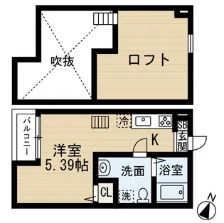 アネックス岩槻【2階】の間取り