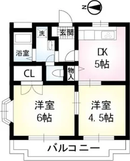 ヴェルドミール鷺沼【1階】の間取り