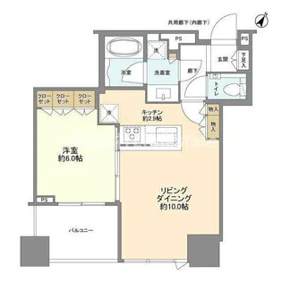 シティタワー有明【20階】の間取り