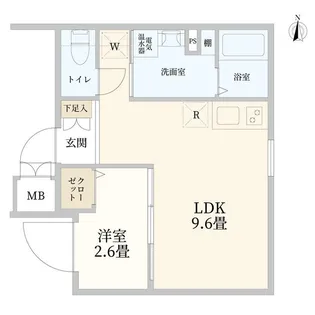 タスキsmart新中野【4階】の間取り