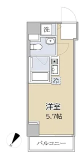 タウンハイツ銀座【3階】の間取り