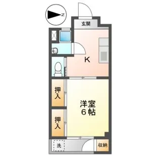 土岐ステーションビル【3階】の間取り
