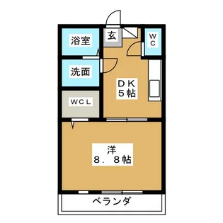 ボナール03 A棟【2階】の間取り