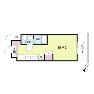 レジディア比治山公園【8階】の間取り