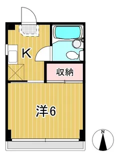 クレール池の川【3階】の間取り
