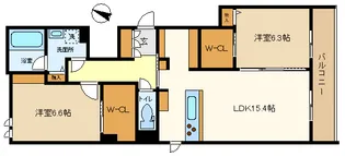 ラ・ブリエ【2階】の間取り