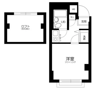 リバティヒルズ三軒茶屋【3階】の間取り