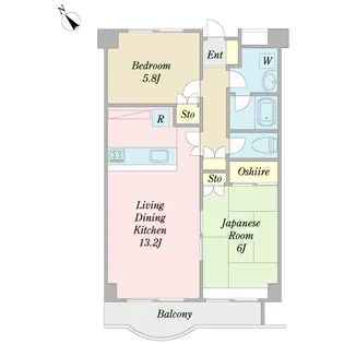エスポワール・2【5階】の間取り