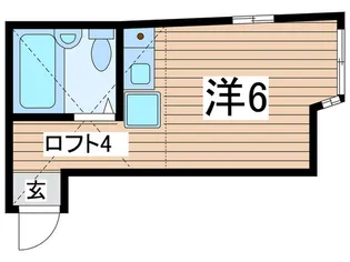 ユナイト菅サウス・バンク【1階】の間取り