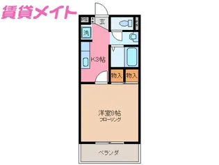 ピースサンライズ【2階】の間取り