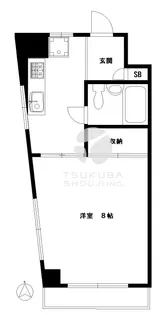 コーポラス81【4階】の間取り