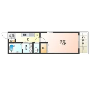 アートレジデンス酉島【3階】の間取り