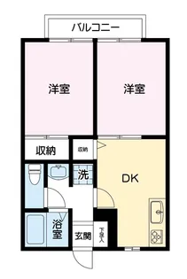 ドミール A棟【2階】の間取り