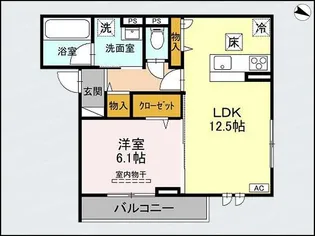 Prunier(プリュニエ)【3階】の間取り