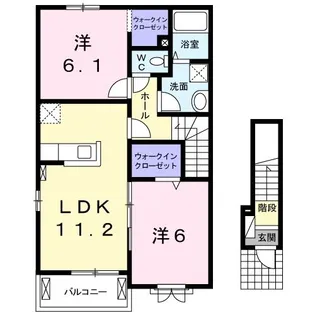 メゾン・アリエス【2階】の間取り