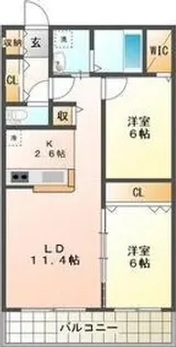 Suite Kams(スウィートカムズ)【4階】の間取り