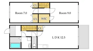 ピュアライン今保の間取り