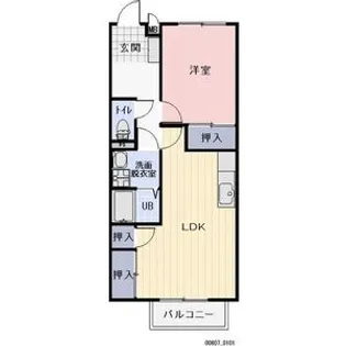 BM亀山【2階】の間取り