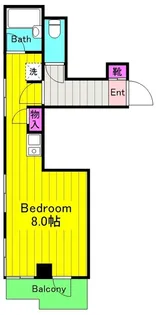 メインビル調布【2階】の間取り
