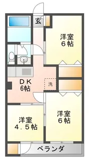 上水ハイツ【1階】の間取り