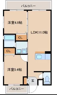 RARAハイムI【2階】の間取り