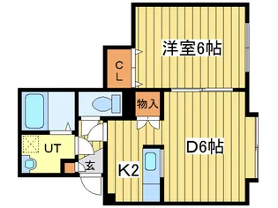 リベル21【2階】の間取り