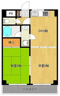 フレンド736【2階】の間取り