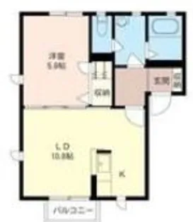 ホクレアの丘C【2階】の間取り