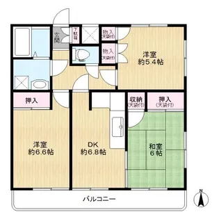 サンヒルズ氷川2【2階】の間取り