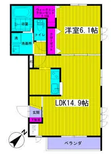 Casa del sole【2階】の間取り
