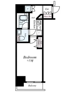 ブレシア銀座イースト【9階】の間取り