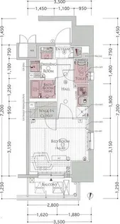 エステムプラザ名古屋丸の内【5階】の間取り