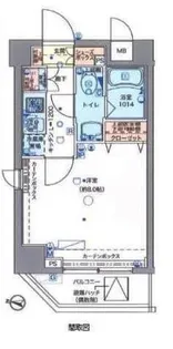 ミューズ両国【9階】の間取り