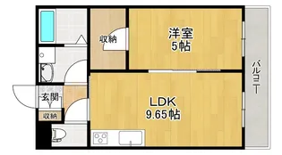 仮称)上島町B棟【1階】の間取り
