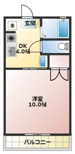 アムール【1階】の間取り