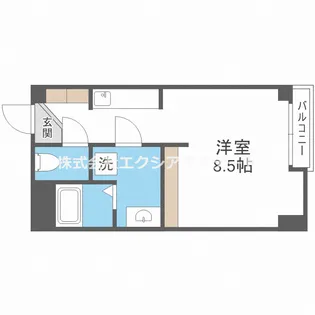 コスタ文の里【3階】の間取り