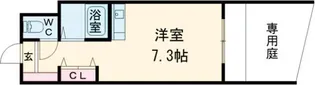 六甲カーサ・デ・ピエドラ【1階】の間取り