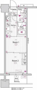 ガーラ・アヴェニュー浅草【5階】の間取り