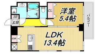 アーバネックス武庫之荘【4階】の間取り