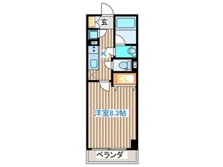 コンフォートEXE新田ステーション【4階】の間取り