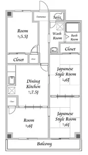 INSURANCE BLDG.XVI【3階】の間取り