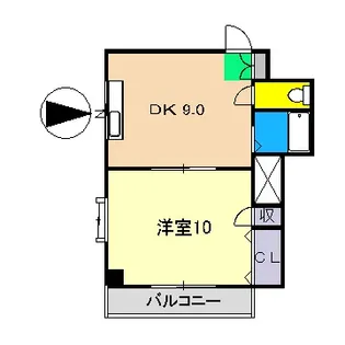 グローバル【2階】の間取り